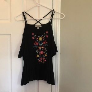 Women’s cold shoulder blouse